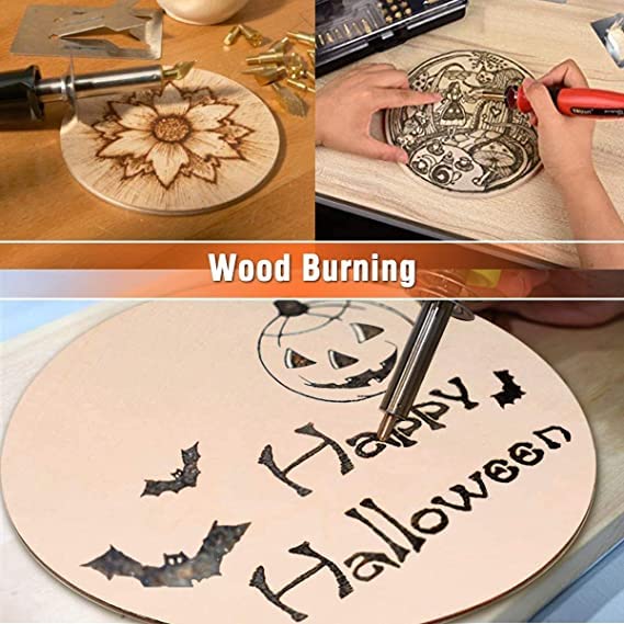 Alvika - Diy Coasters - Mdf Plain Wooden Coasters In Mixed Shapes - Cutouts For Painting, Wooden Craft Board For Resin Art & Flu